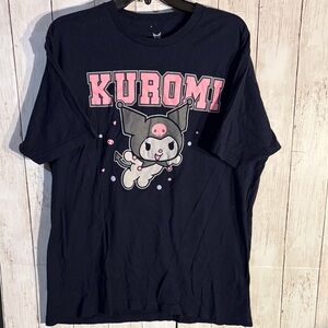 Kuromi Women's Short Sleeve Navy Tee